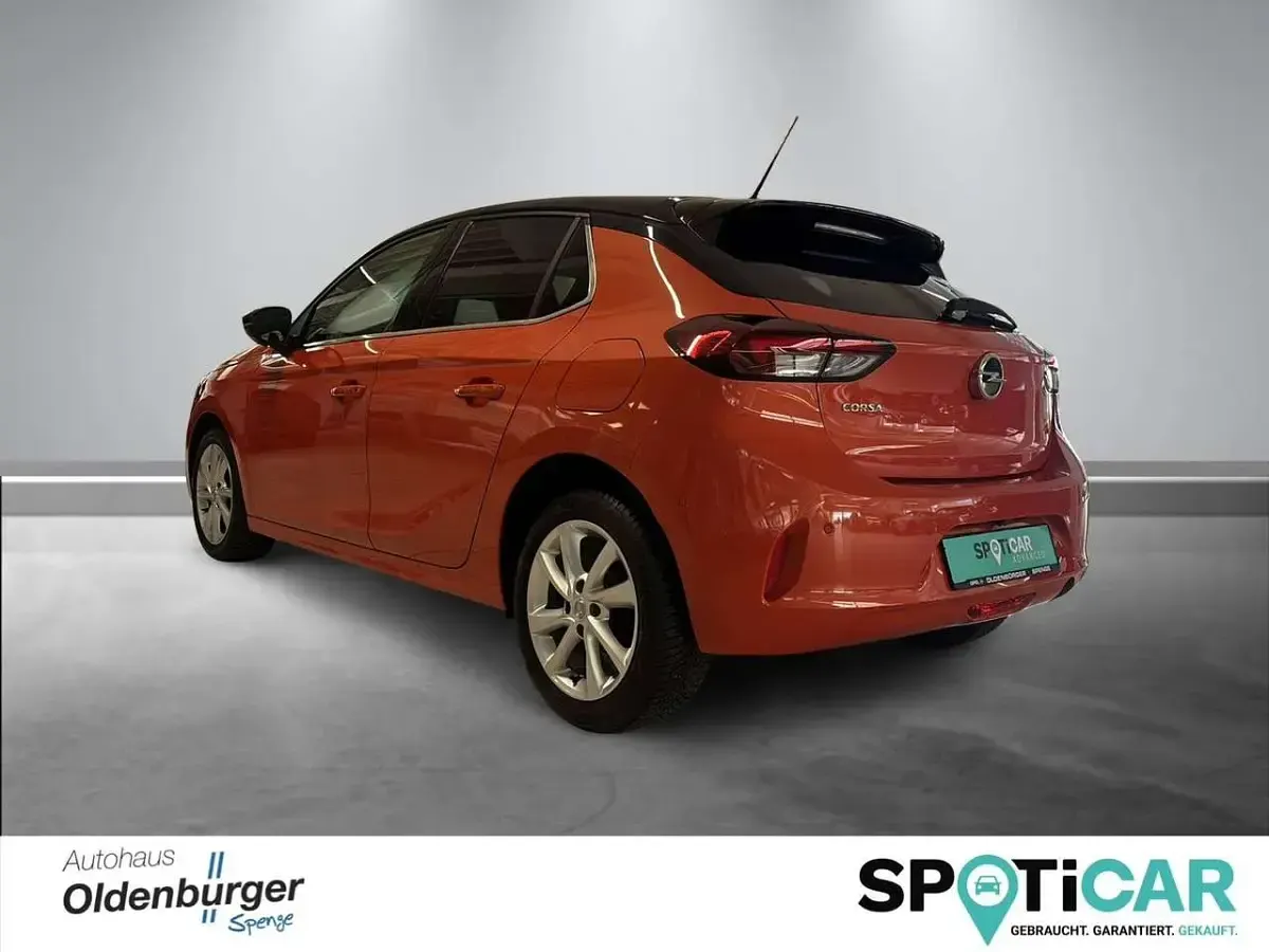 Gebraucht Opel Corsa Elegance 101 PS (74 kW) 2023 Power orange/dynamik orange Kleinwagen