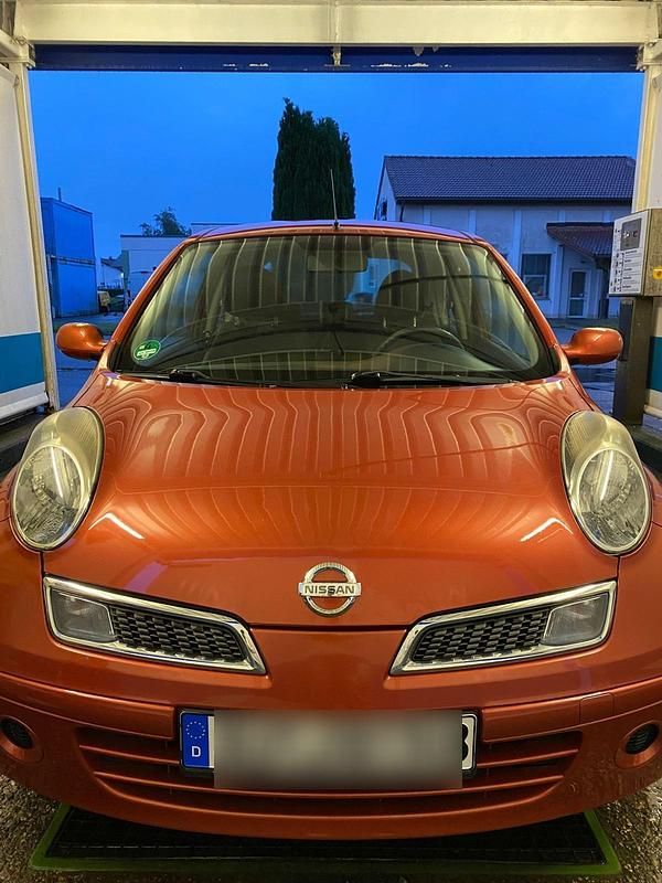 Rot Gebraucht 2008 Nissan Micra Kleinwagen | 1.350 € (Fairer Preis) - Bild 1/4