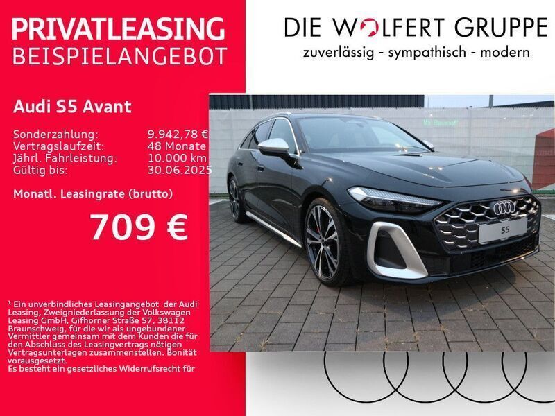 Schwarz Neu 2024 Audi S5 Sport Kombi | 82.774 € (Fairer Preis) - Bild 1/4