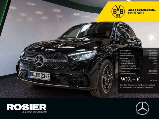 Schwarz / obsidianschwarz Gebraucht 2025 Mercedes GLC220 Advanced Plus SUV | 60.690 € - Bild 1/4