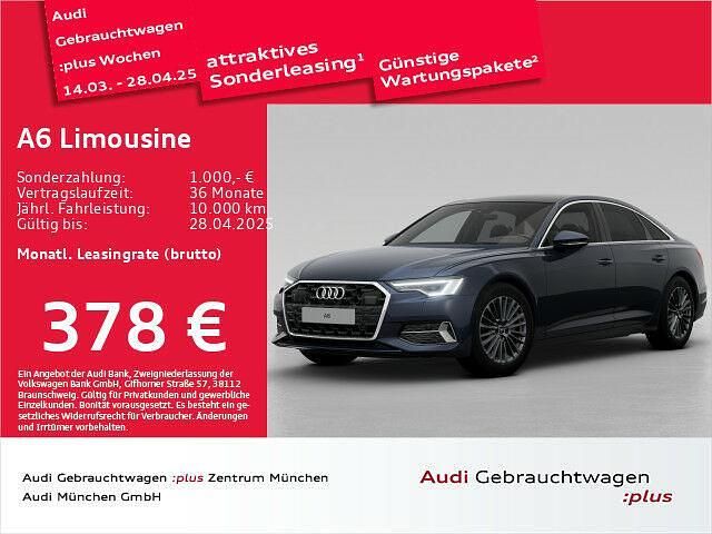 Gebraucht Audi A6 Advanced 204 PS (150 kW) 2024 Firmamentblau metallic Limousine