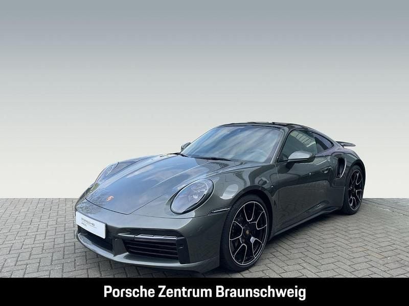 Aventuringrünmetallic Gebraucht 2023 Porsche 911 Turbo S Coupé | 224.990 € (Fairer Preis) - Bild 1/4