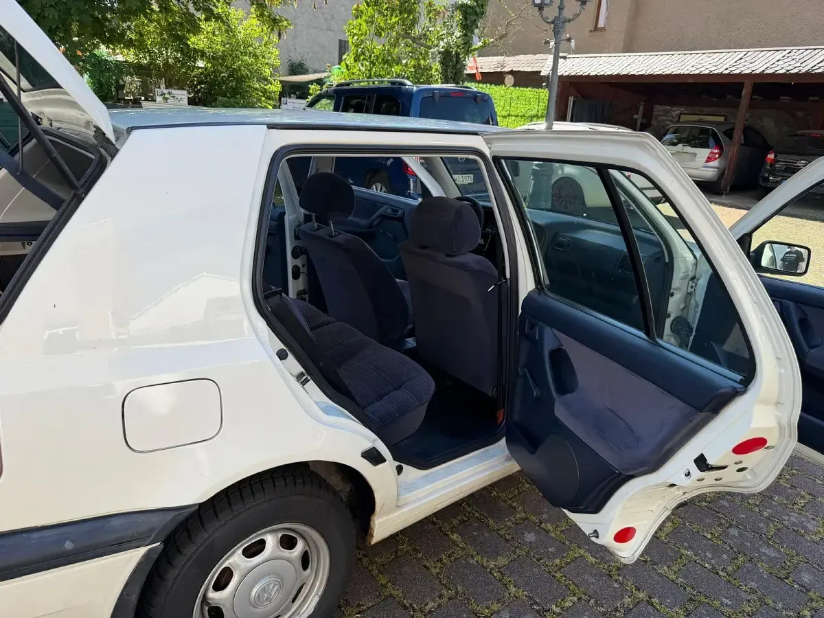 Gebraucht VW Golf III 1994 Weiß Kleinwagen