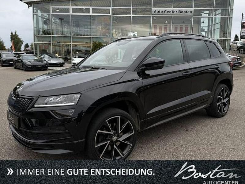 Schwarz Gebraucht 2021 Skoda Karoq SportLine SUV | 22.900 € (Guter Preis) - Bild 1/4