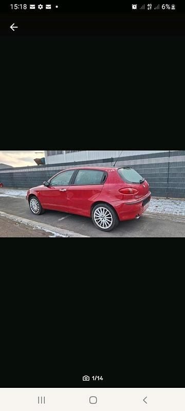 Gebraucht Alfa Romeo 147 120 PS (88 kW) 2005 Rot Kleinwagen