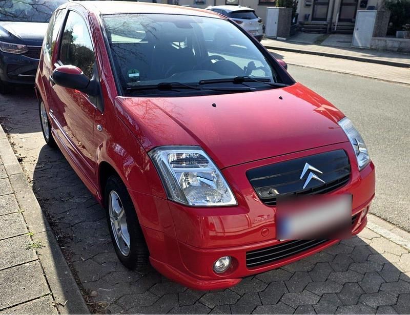 Gebraucht Citroën C2 73 PS (53 kW) 2008 Rot Kleinwagen
