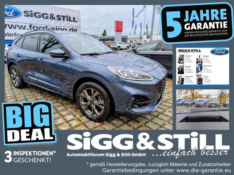 Chromablau (metallic) Gebraucht 2021 Ford Kuga ST-Line X SUV | 24.450 € (Guter Preis) - Bild 1/4
