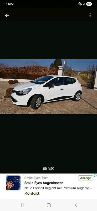Gebraucht Renault Clio IV 65 PS (47 kW) 2015 Weiß Kleinwagen
