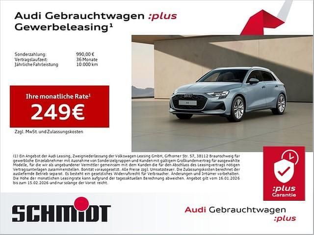 Pfeilgrau perleffekt Gebraucht 2025 Audi A3 Sportback e-tron Advanced Plus Kleinwagen | 38.440 € (Fairer Preis) - Bild 1/3