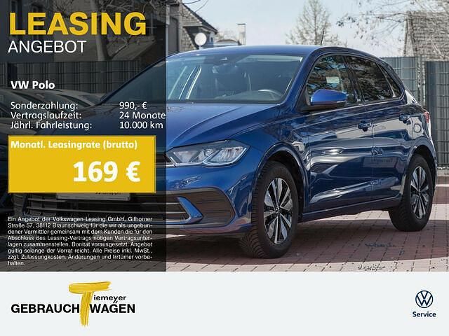 Gebraucht VW Polo Move 95 PS (69 kW) 2024 Blau Kleinwagen