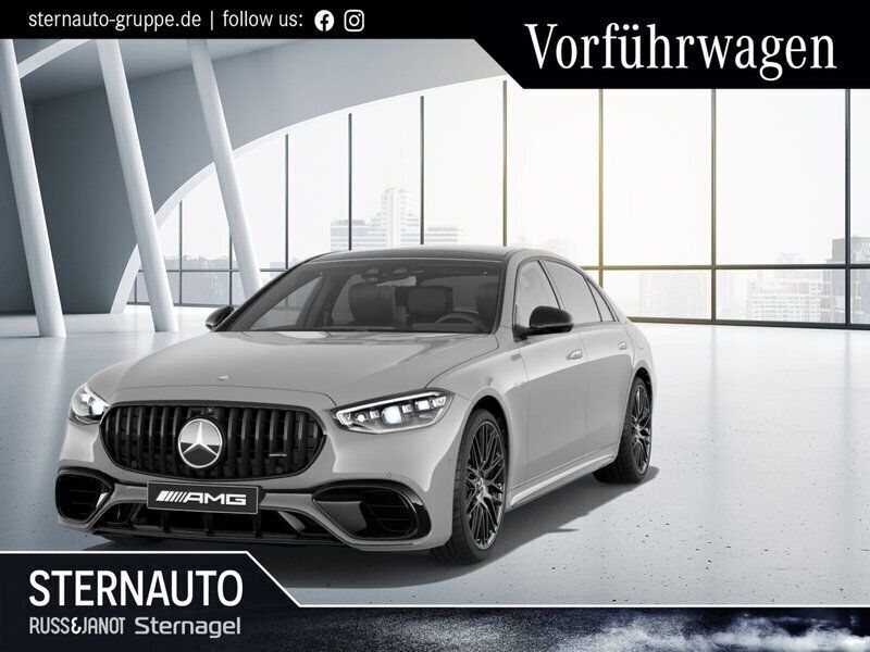 Manufaktur alpingrau uni Gebraucht 2024 Mercedes S63 AMG AMG Limousine | 229.900 € - Bild 1/4