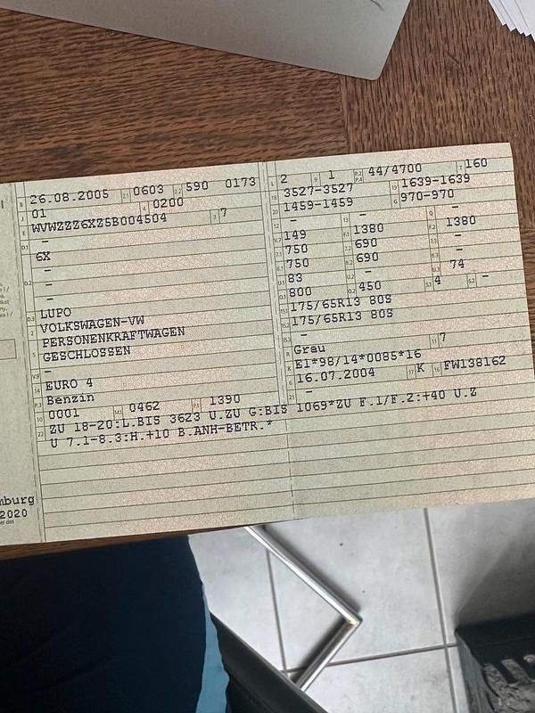 Gebraucht VW Lupo 60 PS (44 kW) 2005 Grau Kleinwagen