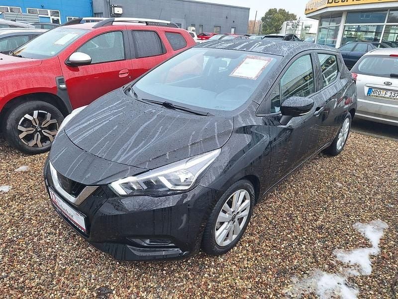 Schwarz Gebraucht 2020 Nissan Micra Acenta Limousine | 9.490 € (Guter Preis) - Bild 1/4