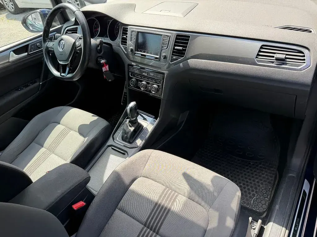 Gebraucht VW Golf Sportsvan Allstar 125 PS (91 kW) 2017 Blau Van / Kleinbus