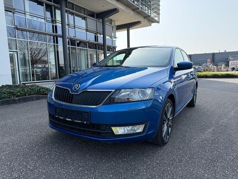 Gebraucht Skoda Rapid 105 PS (77 kW) 2015 Blau Kleinwagen