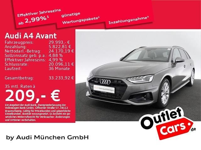 Terragrau metallic Gebraucht 2022 Audi A4 Ambiente Kombi | 29.774 € (Superpreis) - Bild 1/1