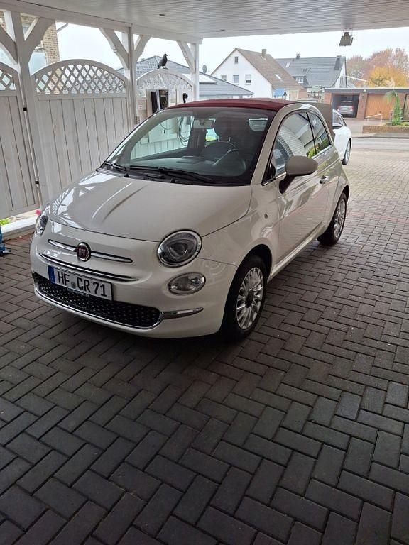 Weiß Gebraucht 2015 Fiat 500C Lounge Cabrio | 9.200 € (Guter Preis) - Bild 1/4