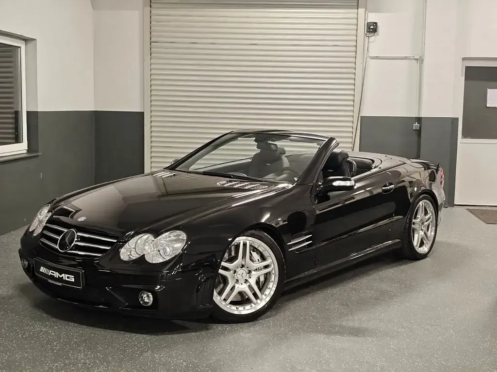 Gebraucht Mercedes SL55 AMG AMG 517 PS (380 kW) 2007 Obsidianschwarz Cabrio