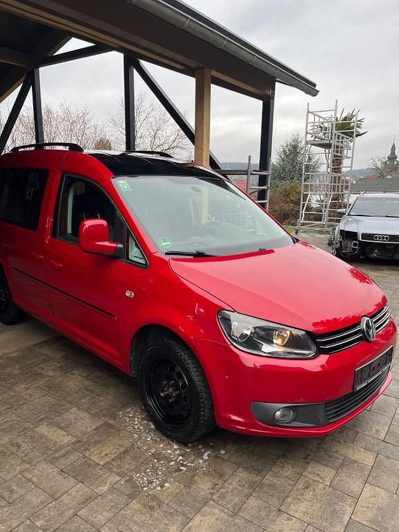 Usata VW Caddy Edition 140 CV (102 kW) 2014 Rosso Monovolume