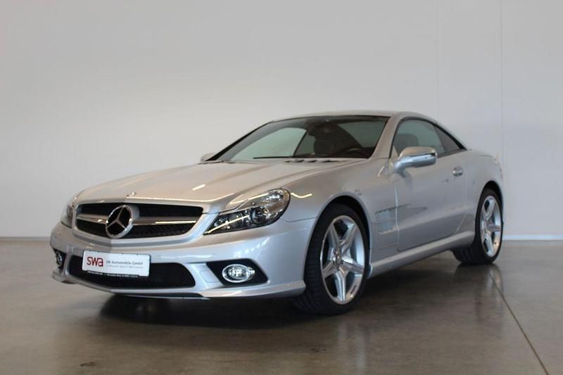 Silber Gebraucht 2009 Mercedes SL350 AMG Cabrio | 34.990 € (Etwas zu teuer) - Bild 1/3