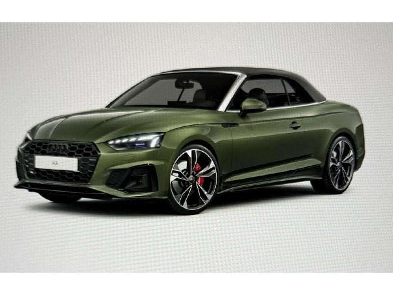Distriktgrün metallic (metallic) Gebraucht 2024 Audi A5 Cabriolet Competition Cabrio | 49.449 € (Guter Preis) - Bild 1/2