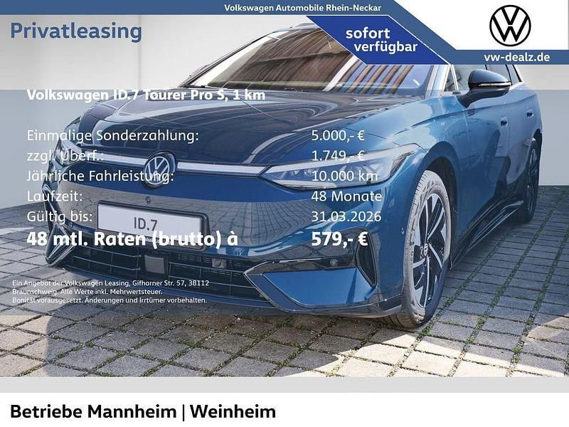 Neu VW ID.7 Pro 210 kW (286 PS) 2026 Blau Kombi