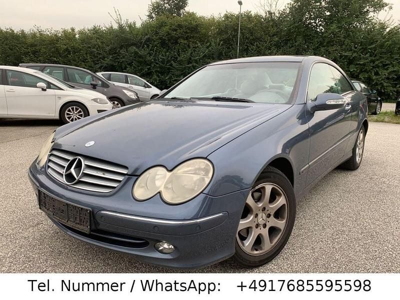 Blau Gebraucht 2005 Mercedes CLK200 Coupé | 5.400 € (Teuer) - Bild 1/4