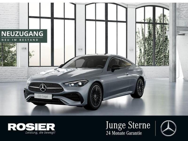Silber / hightechsilber (metallic) Gebraucht 2024 Mercedes 220 AMG Coupé | 57.690 € - Bild 1/4