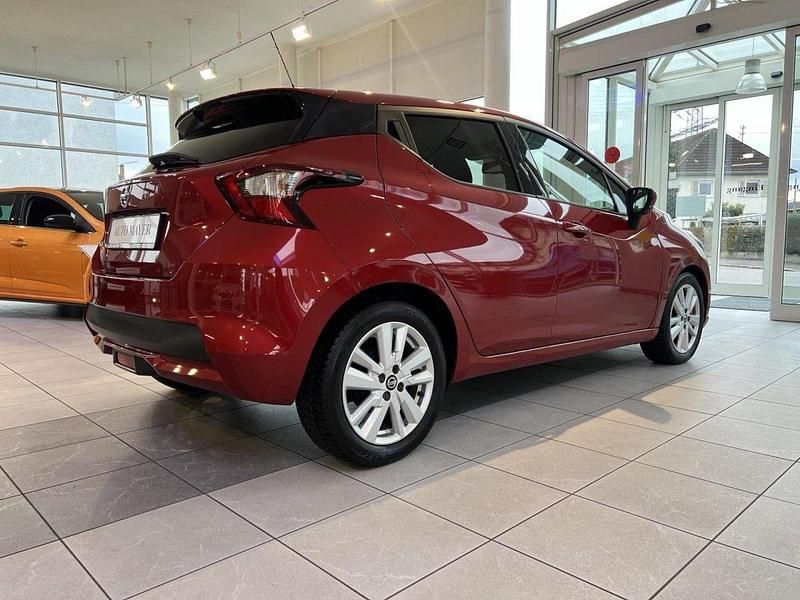 Gebraucht Nissan Micra Acenta 101 PS (74 kW) 2020 Rot Kleinwagen
