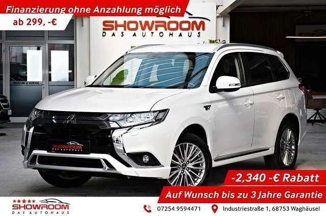 Diamond/silky white Gebraucht 2019 Mitsubishi Outlander P-HEV SUV | 17.650 € (Guter Preis) - Bild 1/4