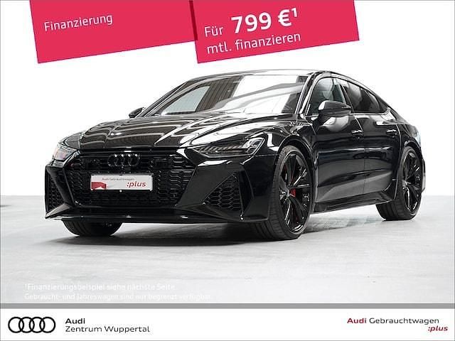 Mythosschwarz metallic Gebraucht 2022 Audi RS7 Sportback Ambiente Kleinwagen | 94.799 € (Fairer Preis) - Bild 1/3