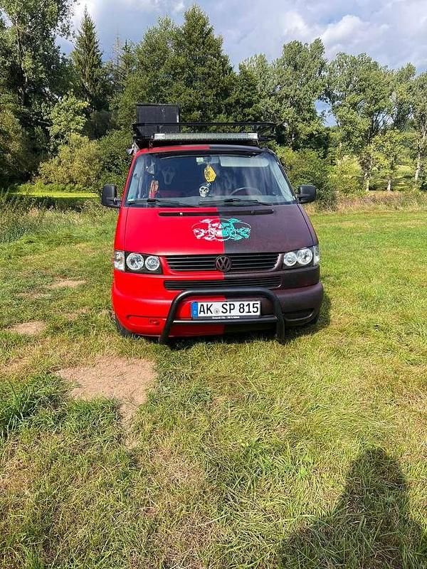 Rot Gebraucht 1996 VW T4 California Van | 7.000 € - Bild 1/4