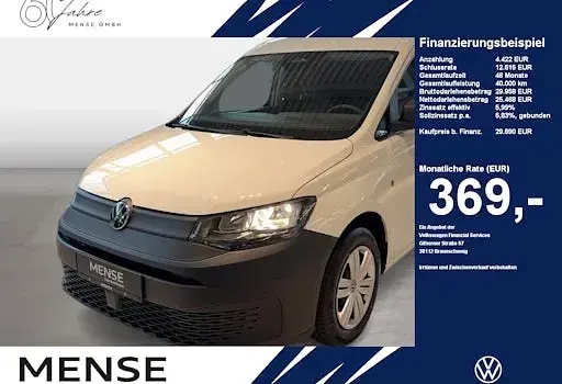 Neu VW Caddy 102 PS (75 kW) 2026 Weiß Van / Kleinbus