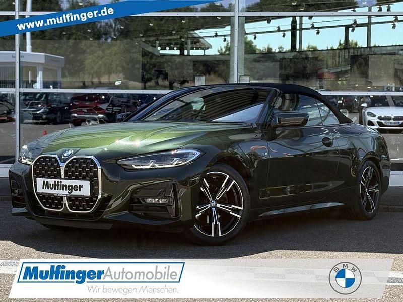 Sanremo grün (metallic) Gebraucht 2021 BMW 420 M Sport Cabrio | 38.840 € (Fairer Preis) - Bild 1/4