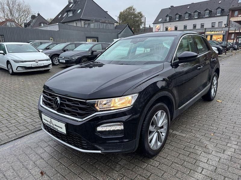 Schwarz Gebraucht 2021 VW T-Roc Style SUV | 16.499 € (Guter Preis) - Bild 1/4