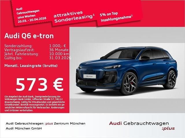 Gebraucht Audi Q6 e-tron Edition .1 284 kW (387 PS) 2024 Ascariblau metallic SUV