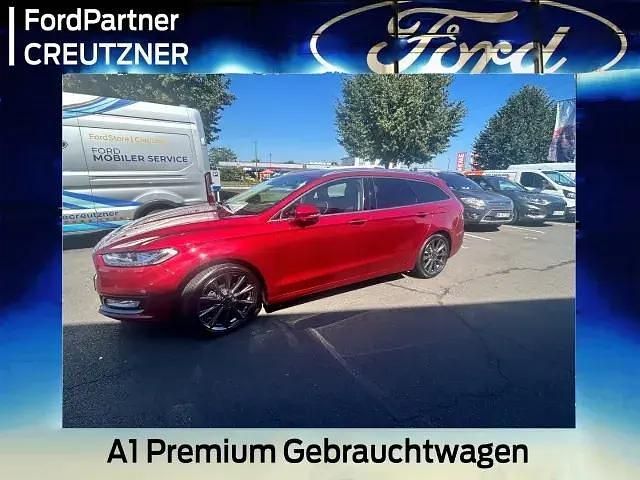 Metallic) (rot Gebraucht 2019 Ford Mondeo Vignale Kombi | 27.490 € - Bild 1/4