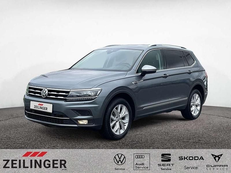 Grau Gebraucht 2021 VW Tiguan Allspace Highline SUV | 28.289 € (Guter Preis) - Bild 1/4