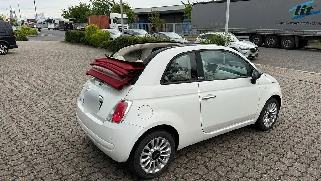 Używany Fiat 500C 70 KM (51 kW) 2013 Biały Kabriolet