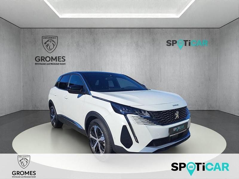 Blanc nacre (metallic) Gebraucht 2023 Peugeot 3008 Allure SUV | 27.790 € (Fairer Preis) - Bild 1/4