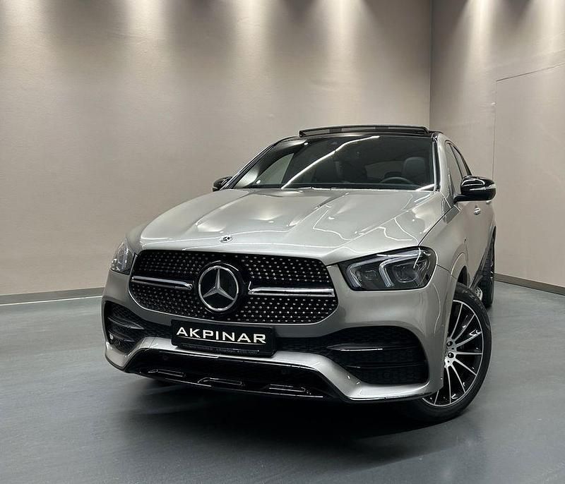 Silber Gebraucht 2021 Mercedes GLE350e AMG Coupé | 66.700 € (Superpreis) - Bild 1/4