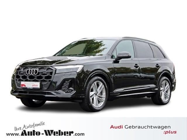 Mythosschwarz metallic Gebraucht 2025 Audi Q7 S-Line SUV | 69.980 € - Bild 1/4