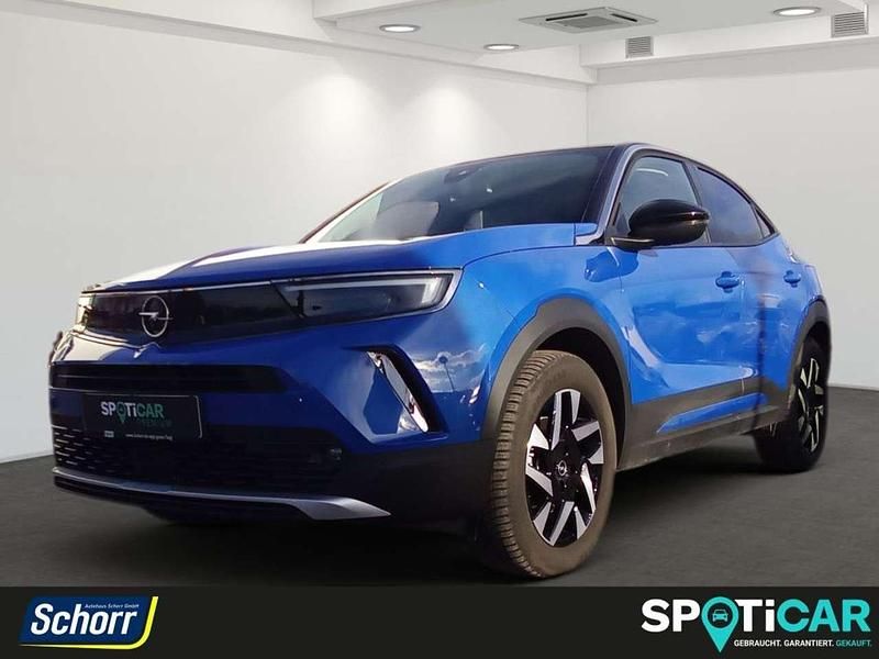 Perl blau (metallic) Gebraucht 2023 Opel Mokka-e Elegance SUV | 22.900 € (Fairer Preis) - Bild 1/4