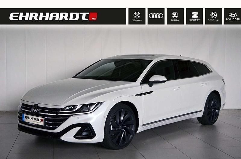 Oryxweiß perlmutteffekt Gebraucht 2020 VW Arteon R-line Kombi | 33.990 € (Fairer Preis) - Bild 1/2
