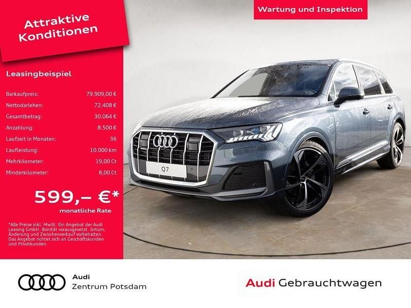 Andere farbe Gebraucht 2023 Audi Q7 S-Line SUV | 79.909 € (Teuer) - Bild 1/4