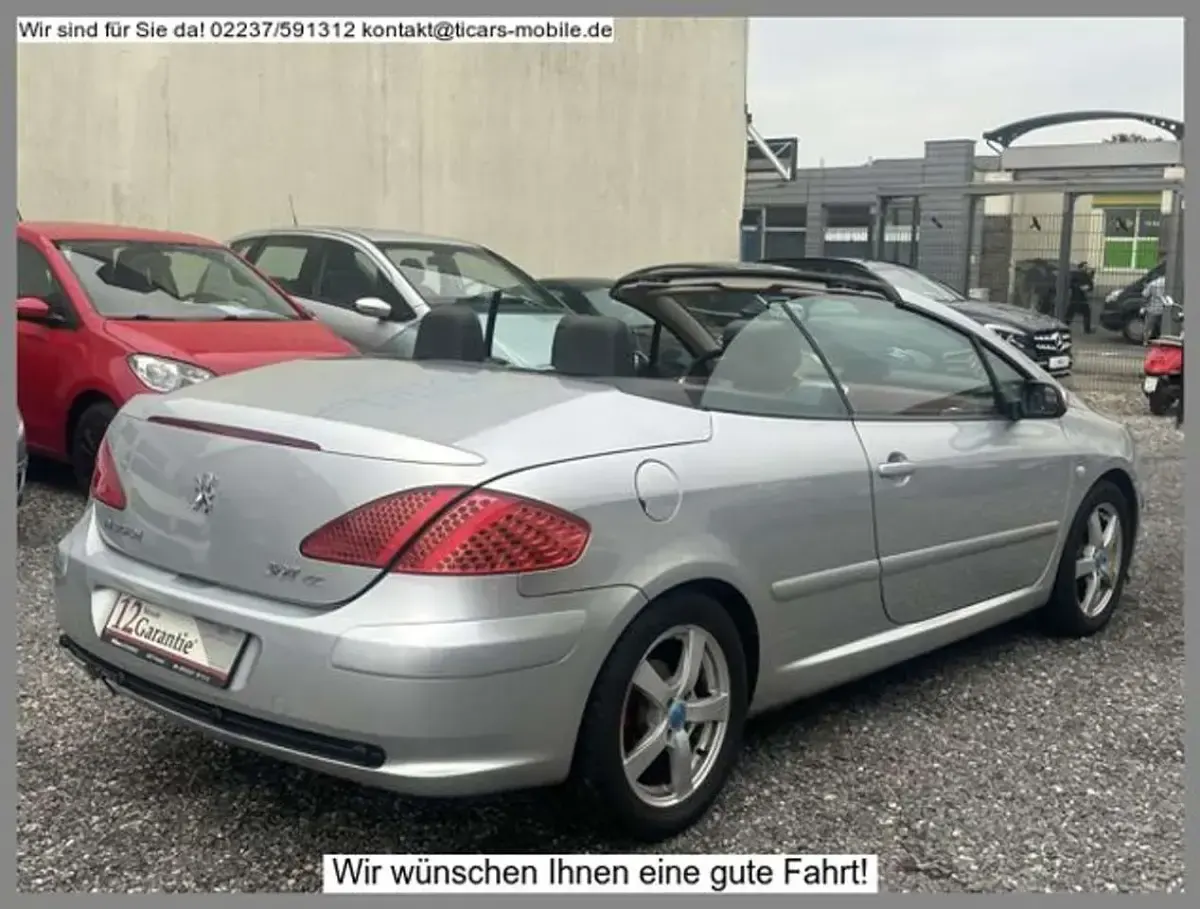 Gebraucht Peugeot 307 CC 136 PS (100 kW) 2003 Silber Cabrio