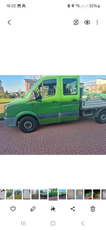 Gebraucht VW Crafter 136 PS (100 kW) 2009 Grün Van