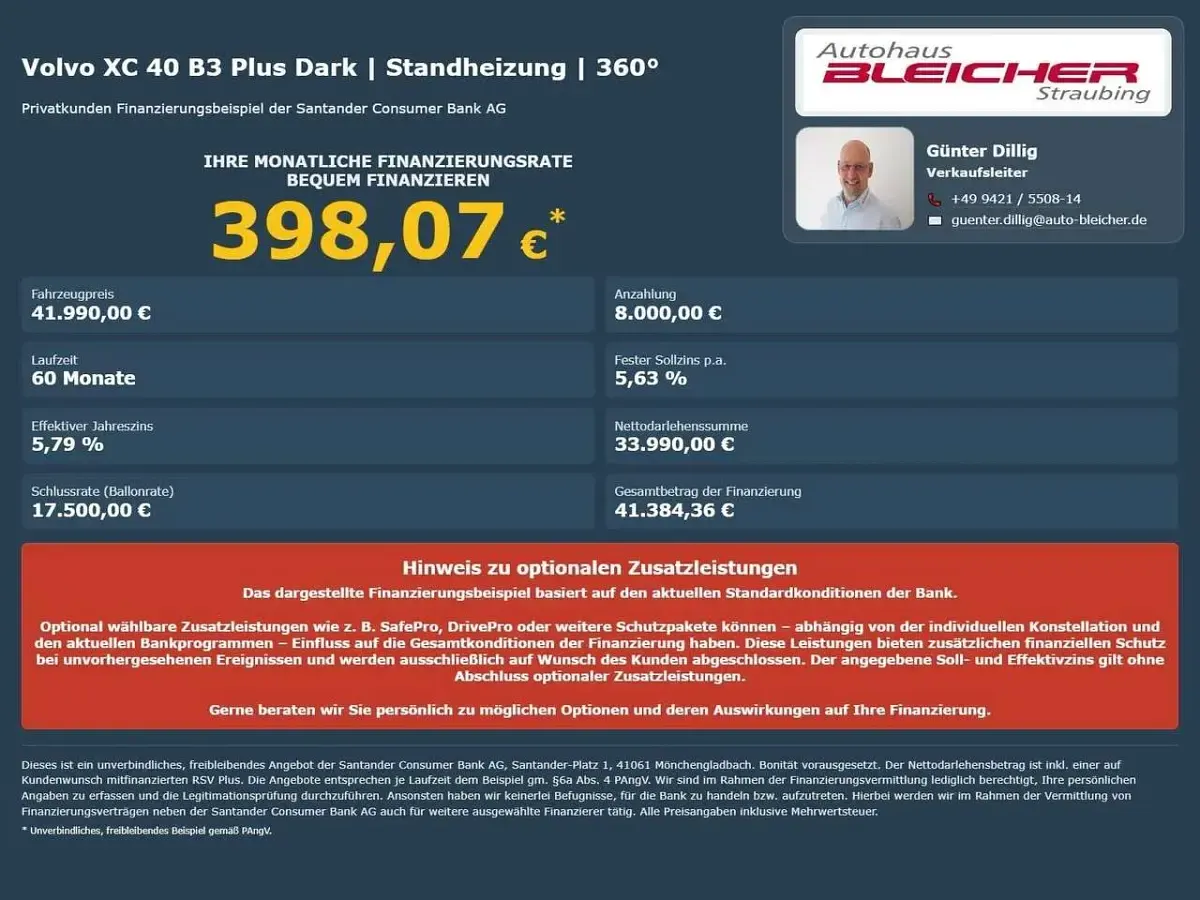 Gebraucht Volvo XC40 Plus 163 PS (119 kW) 2025 Grau SUV