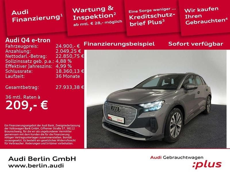 Gebraucht Audi Q4 e-tron Advanced 150 kW (204 PS) 2022 Taifungrau metallic SUV