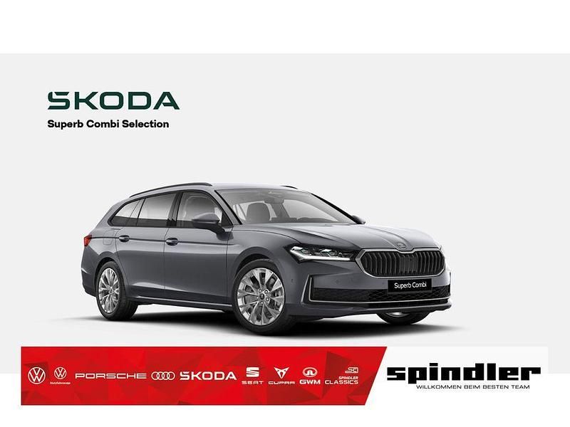 Grau Neu 2025 Skoda Superb Selection Kombi | 55.937 € (Teuer) - Bild 1/3